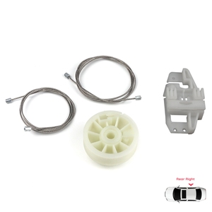 Juego de reparación de regulador de ventanilla eléctrica BWR500, puerta trasera derecha para Scenic Grand Scenic MK2 JM0/1 2003-2009 4/5 puerta 8200118857 - Product Image 1
