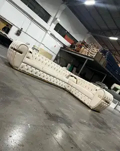 Gemaakt In Kalkoen Beste Chesterfield Stof Sofa Hoekset Meubels Sectionele L-Vorm Woonkamer Modern Uniek Ontwerp Nordic