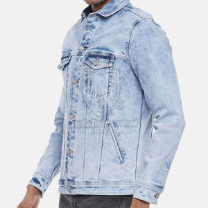 Chaqueta de Lona para Hombre, Nueva, a la Moda, Precio al por Mayor, Diseño Personalizado, Chaqueta Vaquera Personalizable de Alta Calidad - Product Image 4