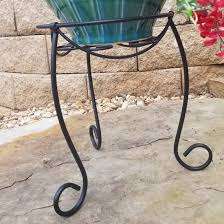 Soportes para plantas de interior y exterior de Metal negro, soporte para macetas con revestimiento en polvo para el jardín del hogar, macetas para exteriores - Product Image 6