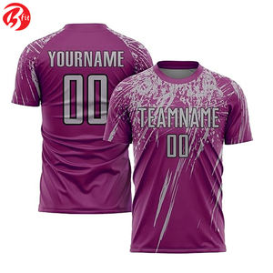 Fashionable Men's Soccer Wear for Adults <b>Top</b> & Shirts Sublimation Printing Football Jersey Automated Cutting Technology - Product Image 6