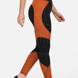 เลกกิ้งออกกำลังกายเอวสูงของผู้หญิงเลกกิ้งออกกำลังกายฟิตเนสดีไซน์ใหม่ออกแบบได้ตามต้องการ - Product Image 2