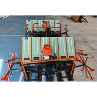 Nouvelle machine manuelle de repiquage de riz à 4 rangs, transplanteur manuel de riz pour paddy