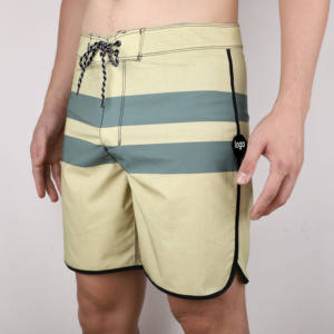 กางเกงว่ายน้ำสำหรับผู้ชายกางเกงว่ายน้ำขาสั้นผ้าสแปนเด็กซ์กางเกงชายหาดระบายอากาศได้ดีดีไซน์ใหม่ - Product Image 4