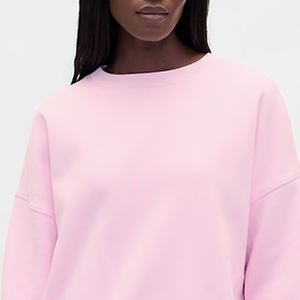 Sweat-shirt à manches longues pour femme, design court, prix d'usine pour les commandes en gros, matière douce de haute qualité - Product Image 2