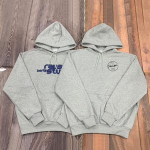 เสื้อพูลโอเวอร์ผ้าฝ้ายเฟรนช์เทอร์รี่เนื้อนุ่ม 100% หนัก 500 GSM ทรงโอเวอร์ไซส์ ปักโลโก้ตามสั่ง ขายส่งสำหรับผู้ชาย - Product Image 3