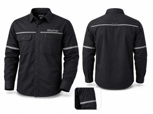 High Visibility Reflective <b>Work</b> Jacket With Safety Tape And Rubber Patch Logo <b>waterproof</b> safety jacket - Product Image 5
