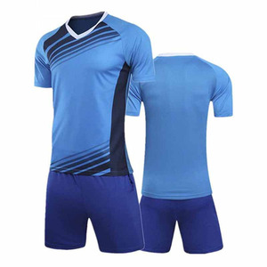 Conjunto de Entrenamiento de Fútbol Personalizable, Camiseta y Pantalones Cortos, Uniforme Transpirable 100% Poliéster para Hombre y Mujer, con Nombre de Equipo Personalizado, Manga Corta - Product Image 2