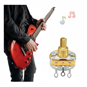 Potentiomètre de guitare basse, <span class=keywords><strong>bouton</strong></span> de volume, B500K, potentiomètre de guitare électrique, vente en gros d'usine Terwin - Product Image 1