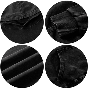 Top des tendances designer célèbre marque de vêtements de haute qualité à manches longues mode unisexe imprimé lavage à l'acide à capuche - Product Image 5