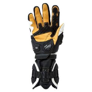 Gants de moto de course personnalisés en cuir de vachette pleine fleur, coupe-vent, imprimés, avec écran tactile, imperméables et respirants - Product Image 3