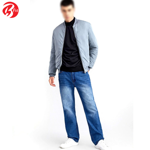 . Blouson aviateur classique pour hommes avec poignets côtelés tissu léger respirant adapté aux vêtements décontractés et aux sorties de week-end - Product Image 5