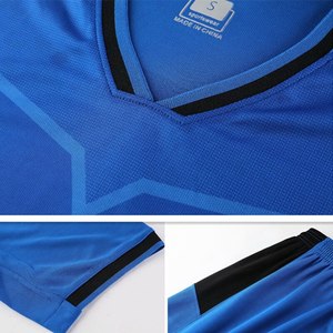 Hecho en fábrica, último diseño de sublimación, camiseta de fútbol de Francia, conjuntos de uniformes de entrenamiento de fútbol Deportivo - Product Image 2