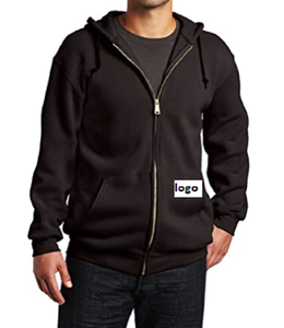 Vente chaude Hommes de Lâche Fit Mid poids Plein-Zip Sweat 100% Coton fermeture À Glissière Laver À La Machine Sourcing De Bangladesh - Product Image 1