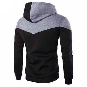 Sweat-shirts d'hiver pour hommes fabriqués par des professionnels, épais, à fermeture éclair, coupe régulière, respirants, écologiques, séchage rapide - Product Image 2