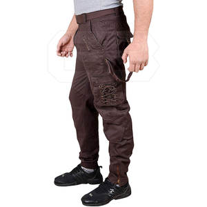 Pantalones Cargo de Algodón 100% Ligeros y Rectos para Hombre, Diseño Nuevo, Estilo Urbano, Color Sólido, Cintura Elástica Informal - Product Image 2
