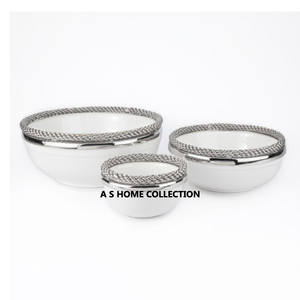 Atractivo Tazón de Servir de Aluminio con Forma de Concha Única, Plateado, con Textura en Relieve, para Hogar, Hotel, Restaurante - Product Image 6