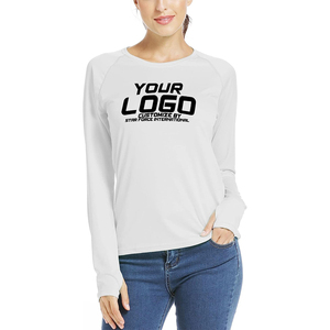 เสื้อตกปลาแขนยาวระบายอากาศได้ดี แห้งเร็ว ป้องกันรังสียูวี SPF UPF 50 ผลิตจากโพลีเอสเตอร์ทนทาน สำหรับทุกเพศ - Product Image 1