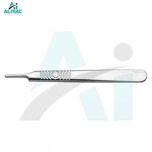 Mango de bisturí quirúrgico más vendido de ALMAC, instrumento médico de acero inoxidable duradero para hospitales, clínicas y cirugías dentales - Product Image 1