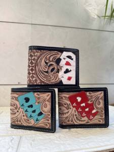 Cartera de Cuero Hecha a Mano al por Mayor, Cartera Larga con Cremallera para Hombre de Diseñador, Cartera de Moda en Color Marrón, Regalo para Él - Product Image 6