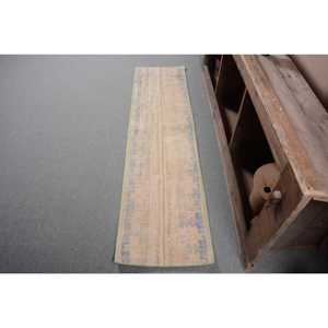 Alfombra de lana turca Vintage de 150cm X 176cm, diseño de retales blanco Beige, técnica de tejido plano de látex de 4m para decoraciones de sala de estar - Product Image 1