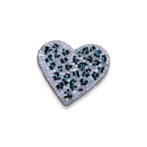 Broche en cuivre feuille avec broderie à la main perle et conception perlée de fil de lingot-cadeau de fiançailles de mariage pour enfants - Product Image 6