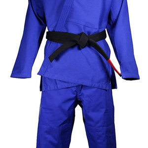 OEM Taekwondo uniforme cómodo ligero personalizado azul uniforme de alta resistencia traje de entrenamiento de artes marciales con cinturón de algodón duradero - Product Image 5