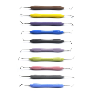 DENTAIRE SILICONE COATED GRIP GRACEY CURETTES INSTRUMENTS PARODONTAUX DÉCALEURS DE RACINES - Product Image 1