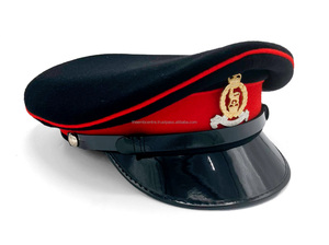 Proveedor Mayorista de Gorras Personalizadas con Insignia de Bullion, Gorras de Uniforme de Primera Calidad con Corona Estructurada - Product Image 3