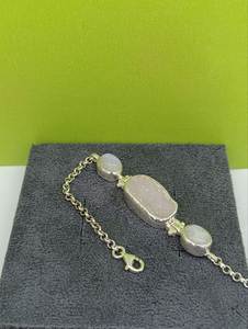 Premium Handmade Modern <b>Opal</b> and Emerald <b>Bracelet</b> in 925 Sterling Silver 12g From Istanbul Customizable Jewelry Wholesale - Product Image 4