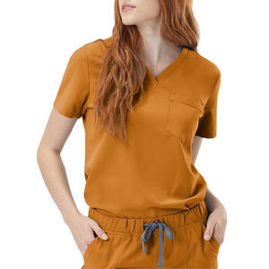 ชุดสครับผู้หญิงขายส่ง ชุดยูนิฟอร์มโรงพยาบาลแบบยืด ชุดสครับพยาบาล ชุดยูนิฟอร์มแพทย์ ชุดทำงานทางการแพทย์สำหรับผู้หญิง - Product Image 6