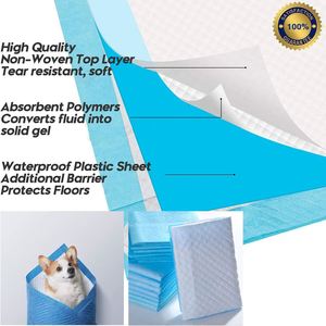 En gros, Tapis absorbant épais pour animaux de compagnie, style tendance, anti-fuite, spécial nettoyage, pour l'urine de chien et de chat - Product Image 4