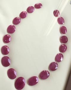 254.39กะรัตทับทิมโมแซมเบคหินเจียระไนเหลี่ยมเพชรพลอยเทียมสำหรับทำเครื่องประดับอัญมณีธรรมชาติ - Product Image 6