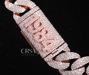 Chaînes cubaines en diamant Moissanite de haute qualité pour le style Hip Hop ou la mode Streetwear disponibles à prix d'exportation depuis l'Inde - Product Image 4