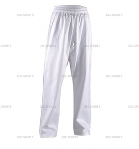 Traje de entrenamiento de Karate ligero blanco unisex, ajuste cómodo, ropa de artes marciales MMA con refuerzo adicional, logotipo personalizado - Product Image 2