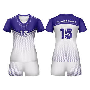 Uniforme de Voleibol Unisex 100% Poliéster, Personalizable, Último Diseño, Impermeable, Transpirable, con Tirantes en T, a Bajo Precio - Product Image 1