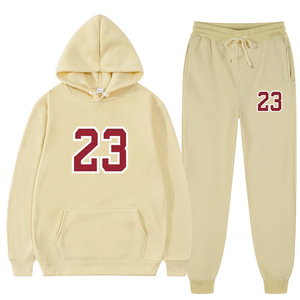 Jersey con capucha personalizable unisex, pantalones, tallas XXL XL, tejido polar transpirable, ropa deportiva, chándal, aparejos, sarga bordada - Product Image 2