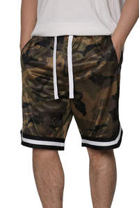 Pantalones Cortos Deportivos de Malla Transpirable y Ecológicos para Hombre de Talla Grande - Servicio OEM, Secado Rápido, Tallas y Diseños Personalizables - Product Image 5