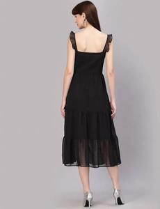 Vestido bohemio informal de verano para mujer India bloque de mano estampado Floral tejido de algodón respetuoso con el medio ambiente regalo personalizado venta Natural - Product Image 3