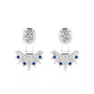 Pendientes de Moda Jeulia Luna Astra Sunburst - Product Image 1