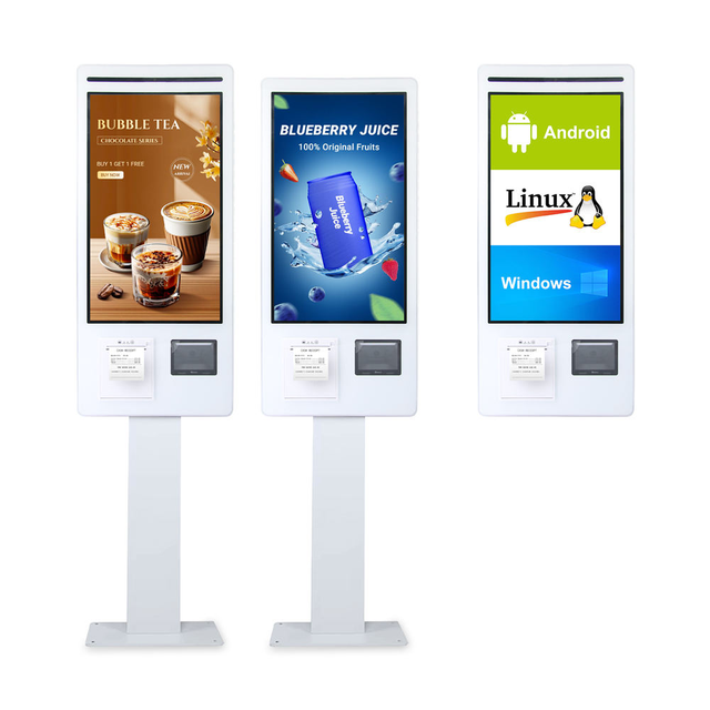 23.8 Inch Self Service Payment Kiosk Hospital Queue Management Registration Terminal Touch Screen POS System