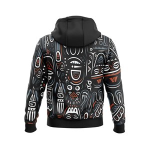 Sudadera con Capucha Amarilla, Color Sólido, Estilo Retro Urbano, Algodón Puro, Bordes Desgastados, Holgada, para Hombre, Otoño-Invierno - Product Image 5