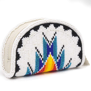 Accepter les personnalisations Broderie perlée Pochette à monnaie pour cadeau Design personnalisé Perles de rocaille Broderie Pochette perlée - Product Image 6