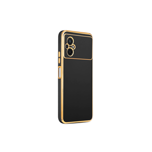 Funda Protectora Trasera Premium Netzy SAFA con Diseño de Corteza de Árbol, Funda de Silicona para Xiaomi Poco M5 M5 Plus, Protección para Teléfono Móvil - Negro - Product Image 1