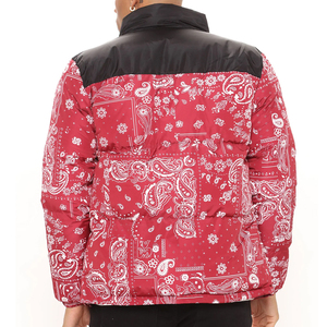 Chaqueta acolchada de diseño de logotipo personalizado para hombre, chaqueta de invierno ligera y cómoda de alta calidad para hombre - Product Image 3