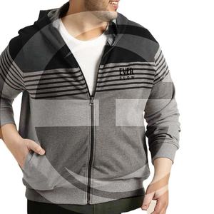 Cotton Acrylic Wholesale Hooded Sweater <b>Men</b> Zipper <b>Cardigan</b> Black Casual Waterproof <b>White</b> Winter OEM Anti Bulk Style Time Lead - Product Image 1