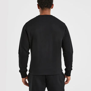 Hot Selling Men Winter Sweatshirts <b>Fleece</b> Cotton Pullover Slim Fit Heavyweight Warm up Crew Neck <b>Sweater</b> for Men - Product Image 6