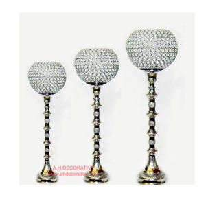 Offre Spéciale grand cristal bougie pilier fait à la main maison jardin décor pour les mariages éclairage décoration élégant pilier bougeoir - Product Image 6