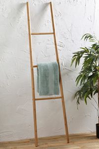 Handmade Natural Bamboo <b>Ladder</b> for Home Decor, <b>Towel</b> <b>Rack</b>, Blanket Display, Eco-Friendly and Rustic Design,Wooden bamboo <b>ladder</b> - Product Image 4