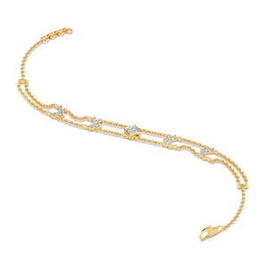 Pulsera de diamantes cultivados en laboratorio para ella Oro blanco de 14 quilates con regalo de aniversario de diamantes F VS1 para esposa o novia - Product Image 2